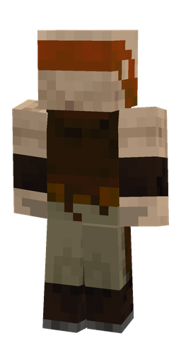 Black skin: body, back render