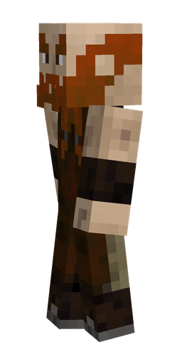 Black skin: body, left side render