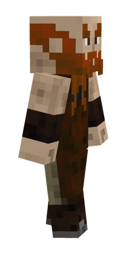 Black skin: body, right side render