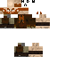 Black skin: raw texture render