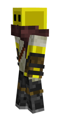 Black skin: body, left side render
