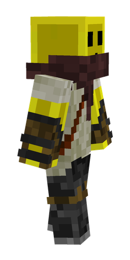 Black skin: body, right side render