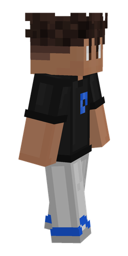 Black skin: body, right side render