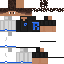Black skin: raw texture render