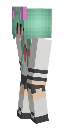 Black skin: body, left side render