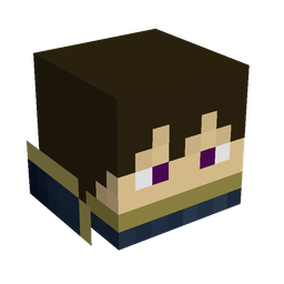 Black skin: head render