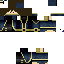 Black skin: raw texture render