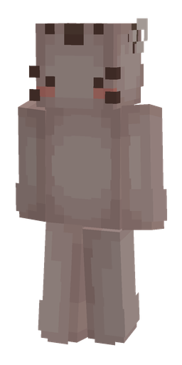 Gray skin: body, front render