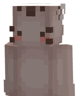 Gray skin: bust render