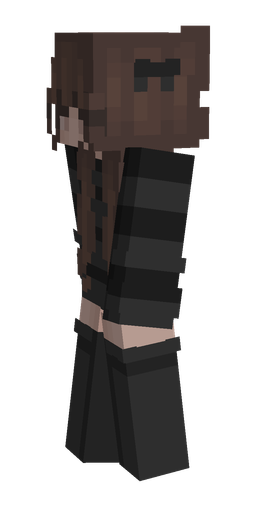 Black skin: body, left side render