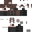 Black skin: raw texture render
