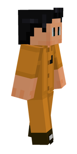 Black skin: body, right side render