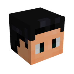 Black skin: head render