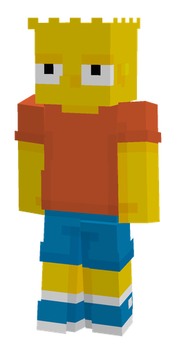 Blue skin: body, front render