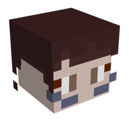 Black skin: head render