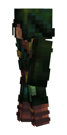 Black skin: body, left side render