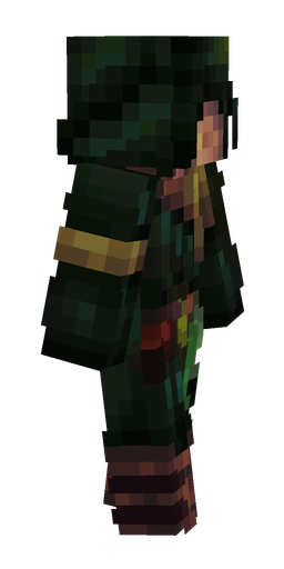 Black skin: body, right side render
