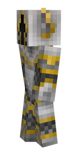 Black skin: body, left side render