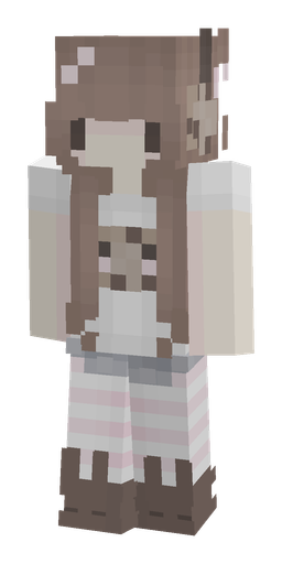 Gray skin: body, front render