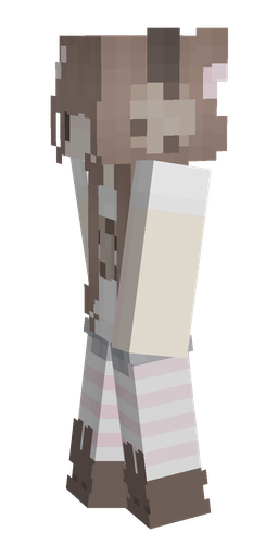 Gray skin: body, left side render