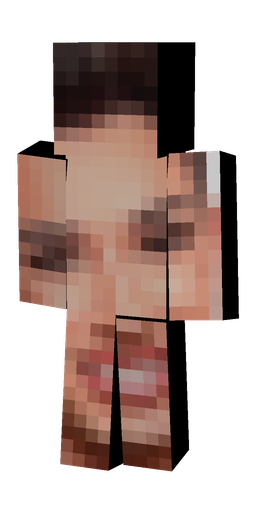 Black skin: body, front render