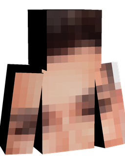 Black skin: bust render