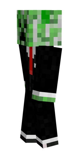 Black skin: body, left side render