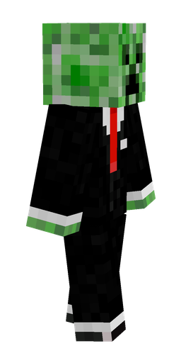 Black skin: body, right side render