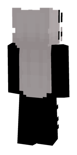 Black skin: body, back render