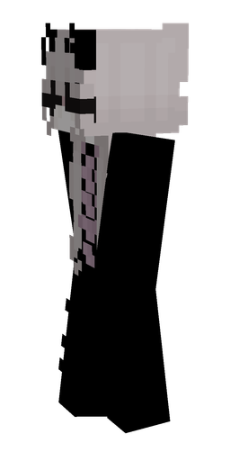 Black skin: body, left side render