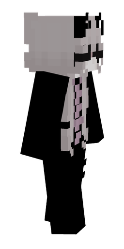 Black skin: body, right side render