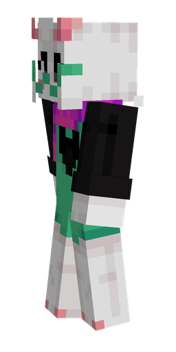 Black skin: body, left side render