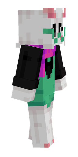 Black skin: body, right side render
