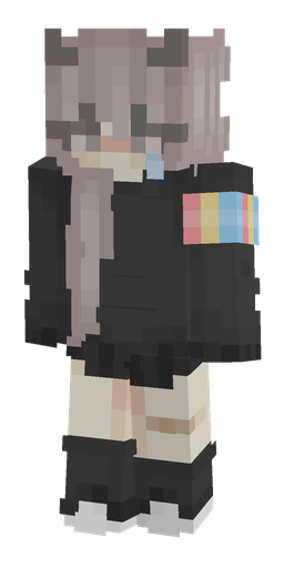 Black skin: body, front render