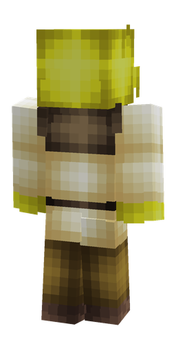Brown skin: body, back render