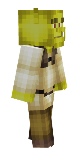 Brown skin: body, right side render