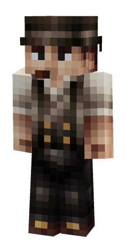 Black skin: body, front render