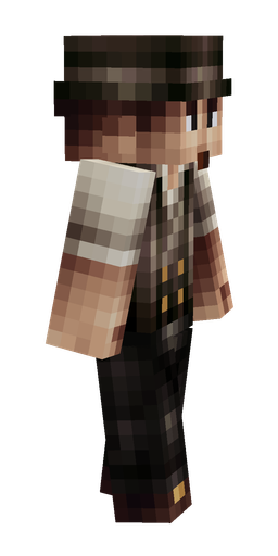 Black skin: body, right side render