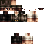 Black skin: raw texture render