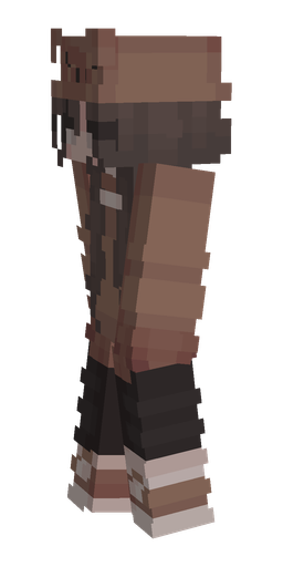 Black skin: body, left side render