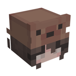 Black skin: head render