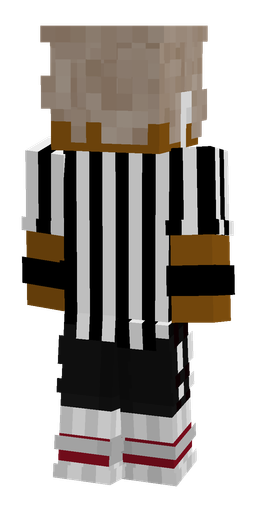 Black skin: body, back render