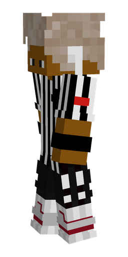 Black skin: body, left side render