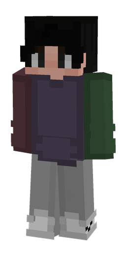 Black skin: body, front render