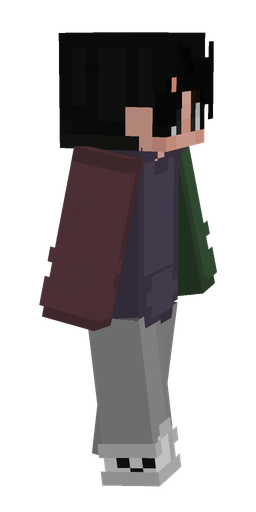 Black skin: body, right side render