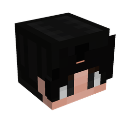 Black skin: head render