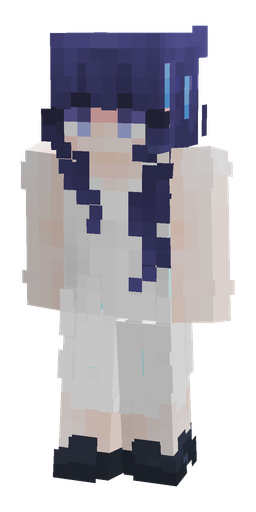 Blue skin: body, front render