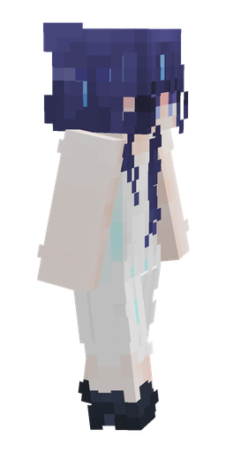 Blue skin: body, right side render