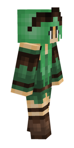 Brown skin: body, right side render