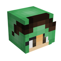 Brown skin: head render